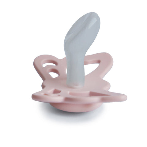 FRIGG Anatomical Butterfly Silicone Pacifier (Blush)