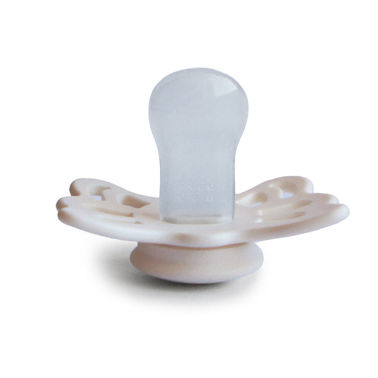 FRIGG Anatomical Butterfly Silicone Pacifier (Cream)