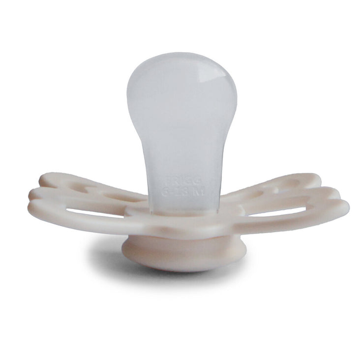 FRIGG Anatomical Butterfly Silicone Pacifier (Cream)