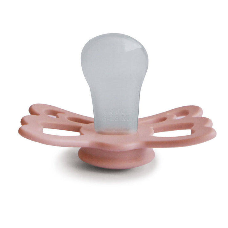 FRIGG Anatomical Butterfly Silicone Pacifier (Peach)