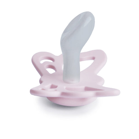 Anatomical Butterfly Silicone Pacifier (White Lilac)