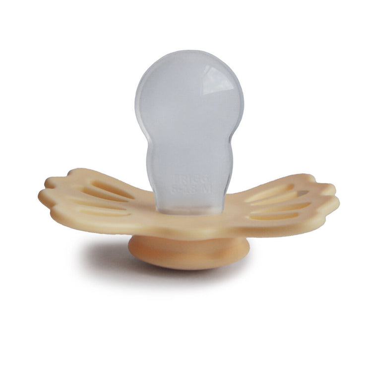FRIGG Anatomical Butterfly Silicone Pacifier (Pale Daffodil)