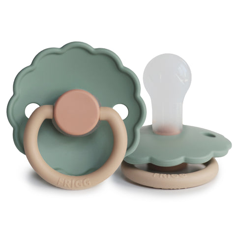 Daisy Silicone Pacifier (Willow)
