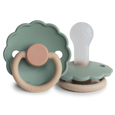 Daisy Silicone Pacifier (Willow)