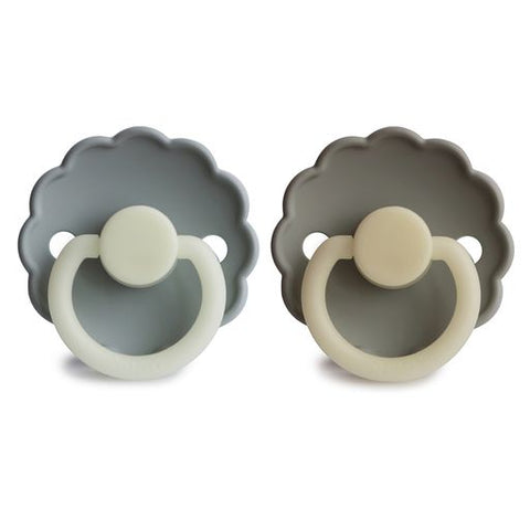 Night Pacifier  French Grey/Portobello Silicone