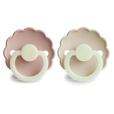 Night Pacifier  Blush/Cream Silicone