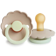 FRIGG Daisy Natural Rubber Pacifier (Croissant Night)