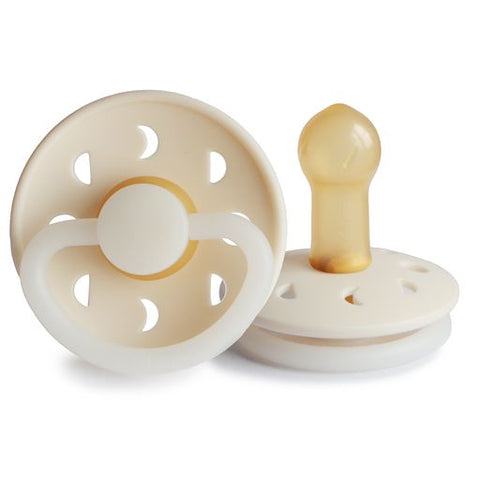 FRIGG Moon Phase Natural Rubber Pacifier (Cream Night)