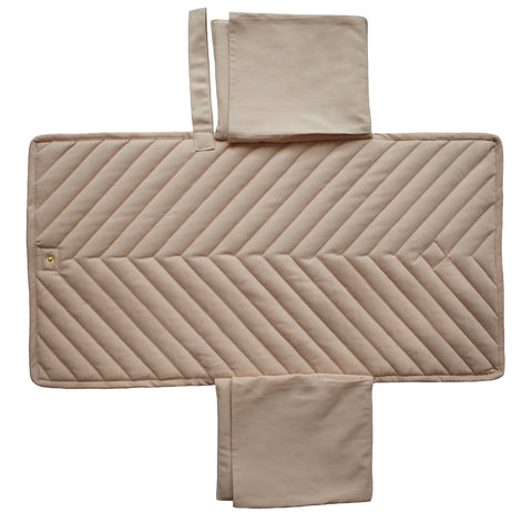 Mushie Portable Changing Mat - Natural