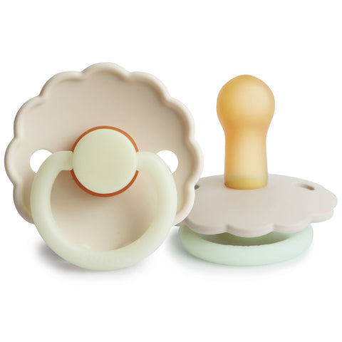 FRIGG Daisy Natural Rubber Pacifier (Cream Night)