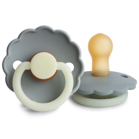 FRIGG Daisy Natural Rubber Pacifier (French Grey Night)