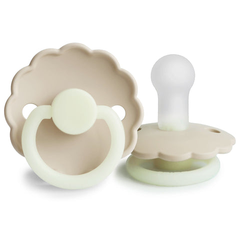 FRIGG Daisy Silicone Pacifier (Cream Night)