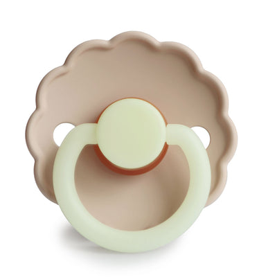 FRIGG Daisy Natural Rubber Pacifier (Croissant Night)