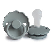 Daisy Silicone Pacifier (French Grey)