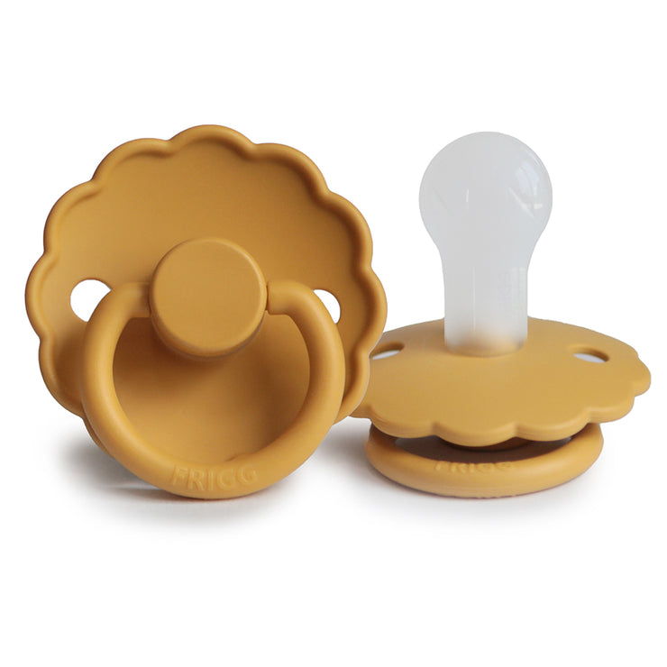 FRIGG Daisy Silicone Pacifier (Honey Gold)