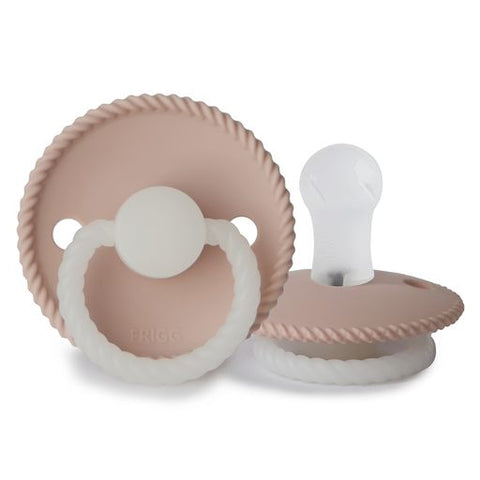 FRIGG Rope Silicone Pacifier (Blush Night)