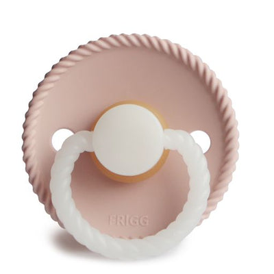 FRIGG Rope Natural Rubber Pacifier (Blush Night)