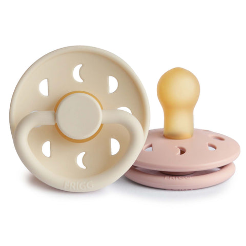 Moon Phase Latex Pacifier Blush / Cream