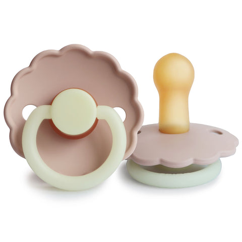 FRIGG Daisy Natural Rubber Pacifier (Blush Night)